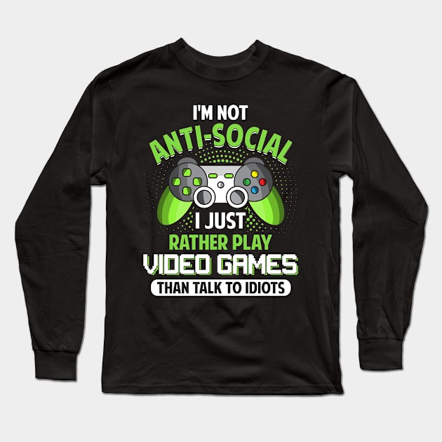 Video Game Long Sleeve T-Shirt by fishing for men